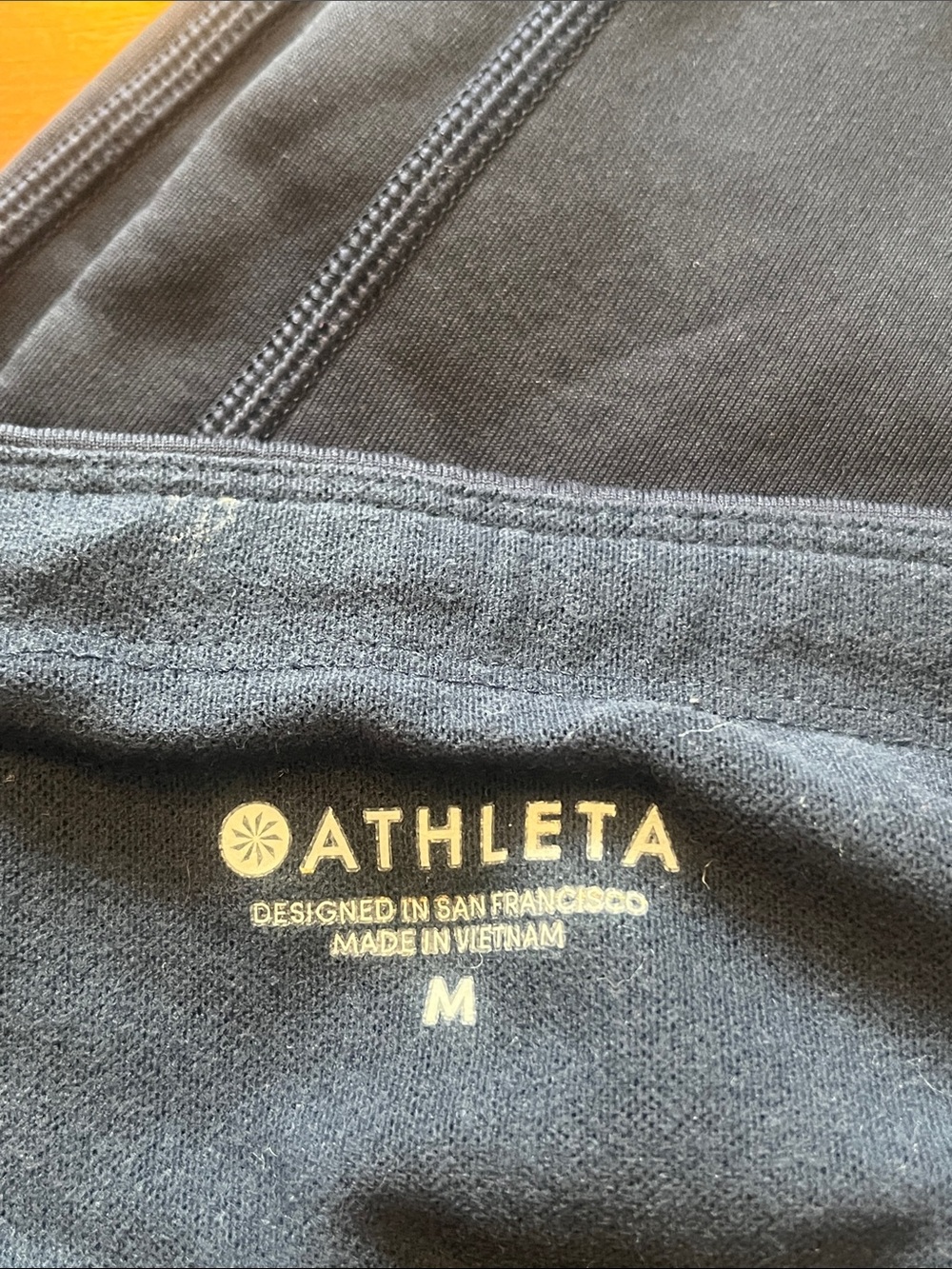 Athleta fleece leggings navy reflective - Picture 2 of 5